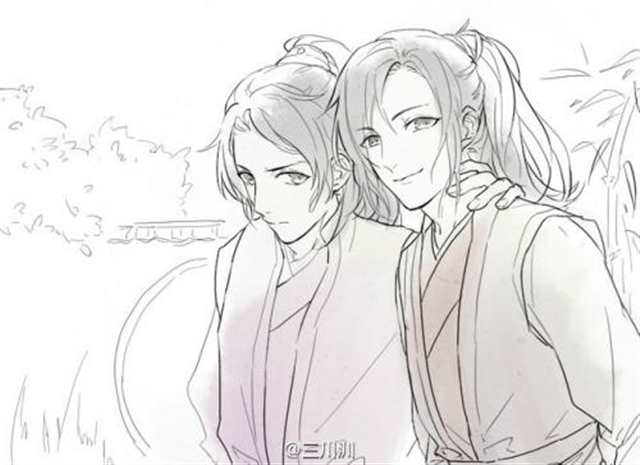 魔道祖师肉➕番：蓝湛:乖,不要看,?(5)(点击浏览下一张趣图)