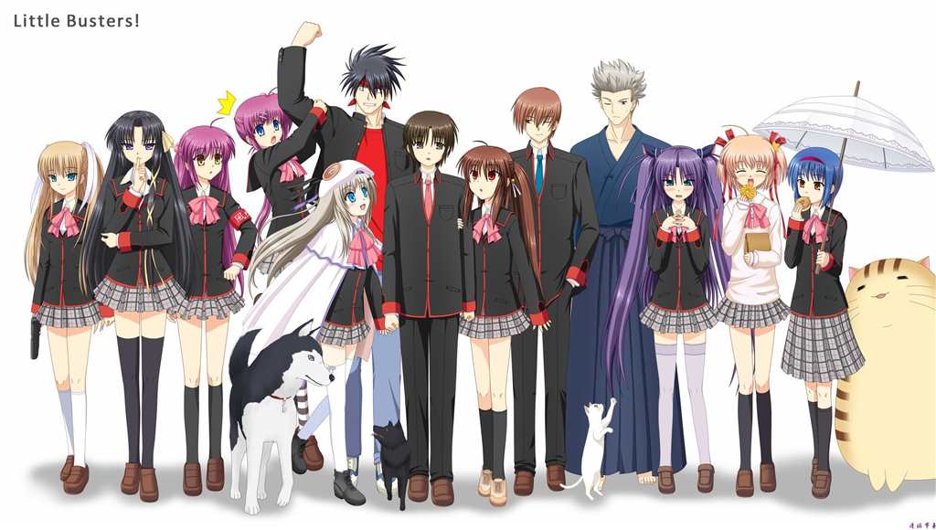 出自key社的《little busters!(点击浏览下一张趣图)