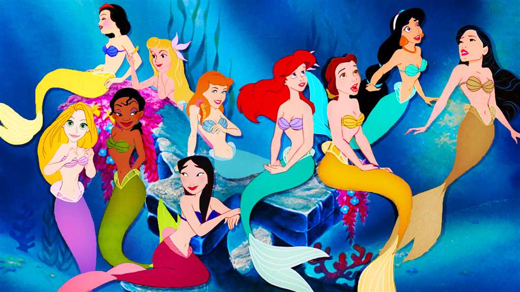 迪士尼公主 images 迪士尼 princesses as 《美人鱼》 hd wallpaper(点击浏览下一张趣图)