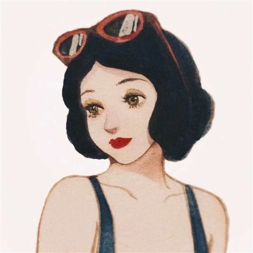 白雪公主迪士尼公主系列画师@-阿莘- 头像(点击浏览下一张趣图)