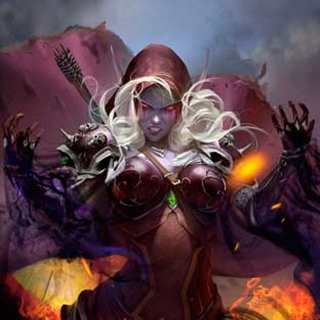魔兽同人画作分享 红龙女王希尔瓦娜斯(点击浏览下一张趣图)
