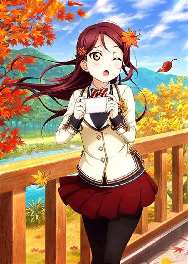 lovelive# 樱内梨子 new ur/ssr cards 赏红叶篇(点击浏览下一张趣图)