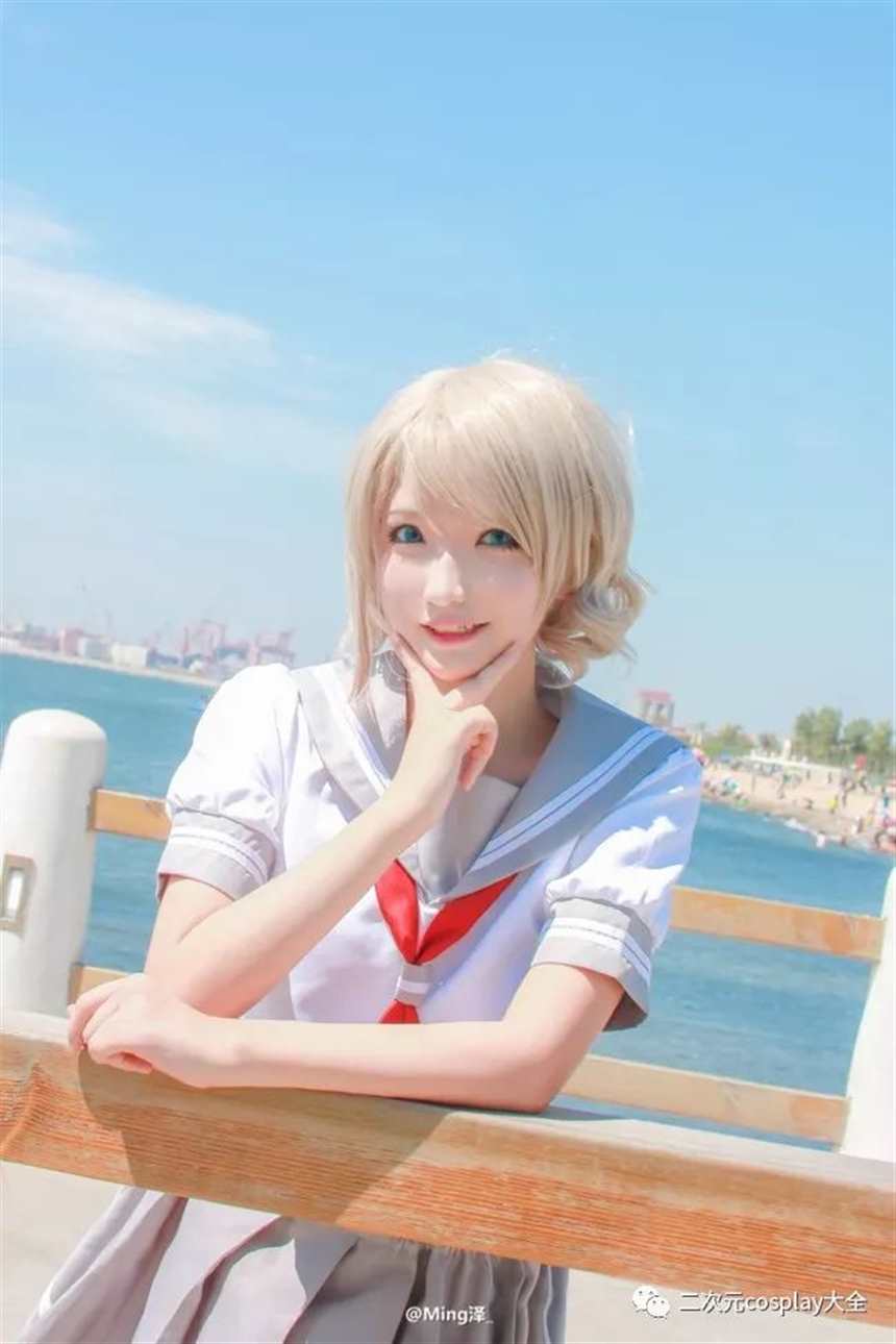 渡边曜，《LoveLive!Sunshine!!》海边与元气coser@Ming泽