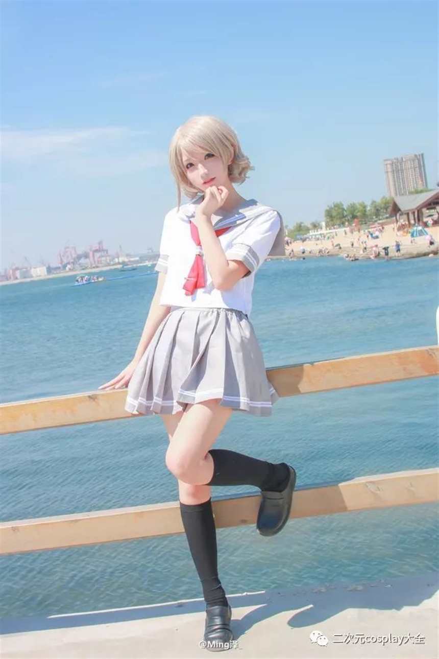 渡边曜，《LoveLive!Sunshine!!》海边与元气coser@Ming泽
