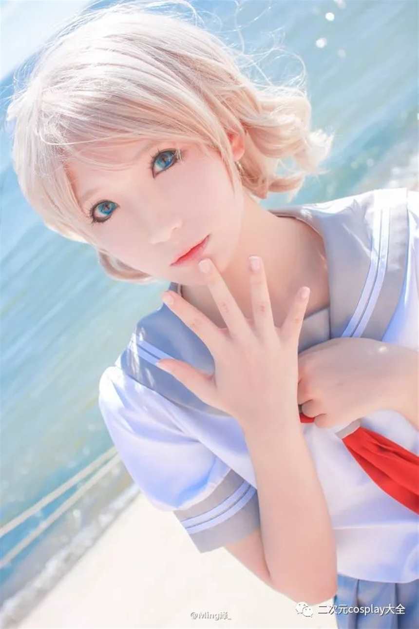 渡边曜，《LoveLive!Sunshine!!》海边与元气coser@Ming泽