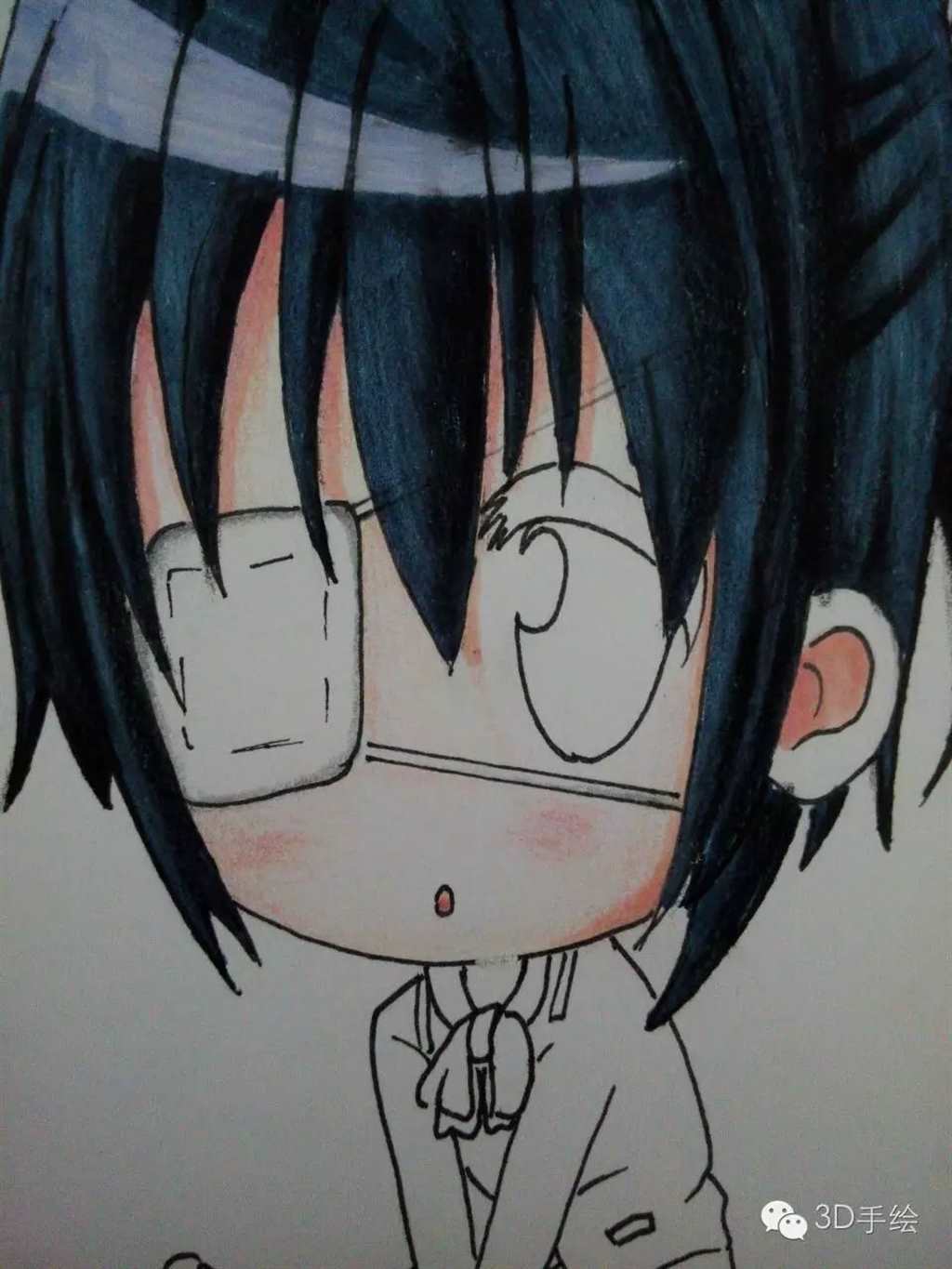 萌系列小鸟游六花动漫系列3D手绘教程