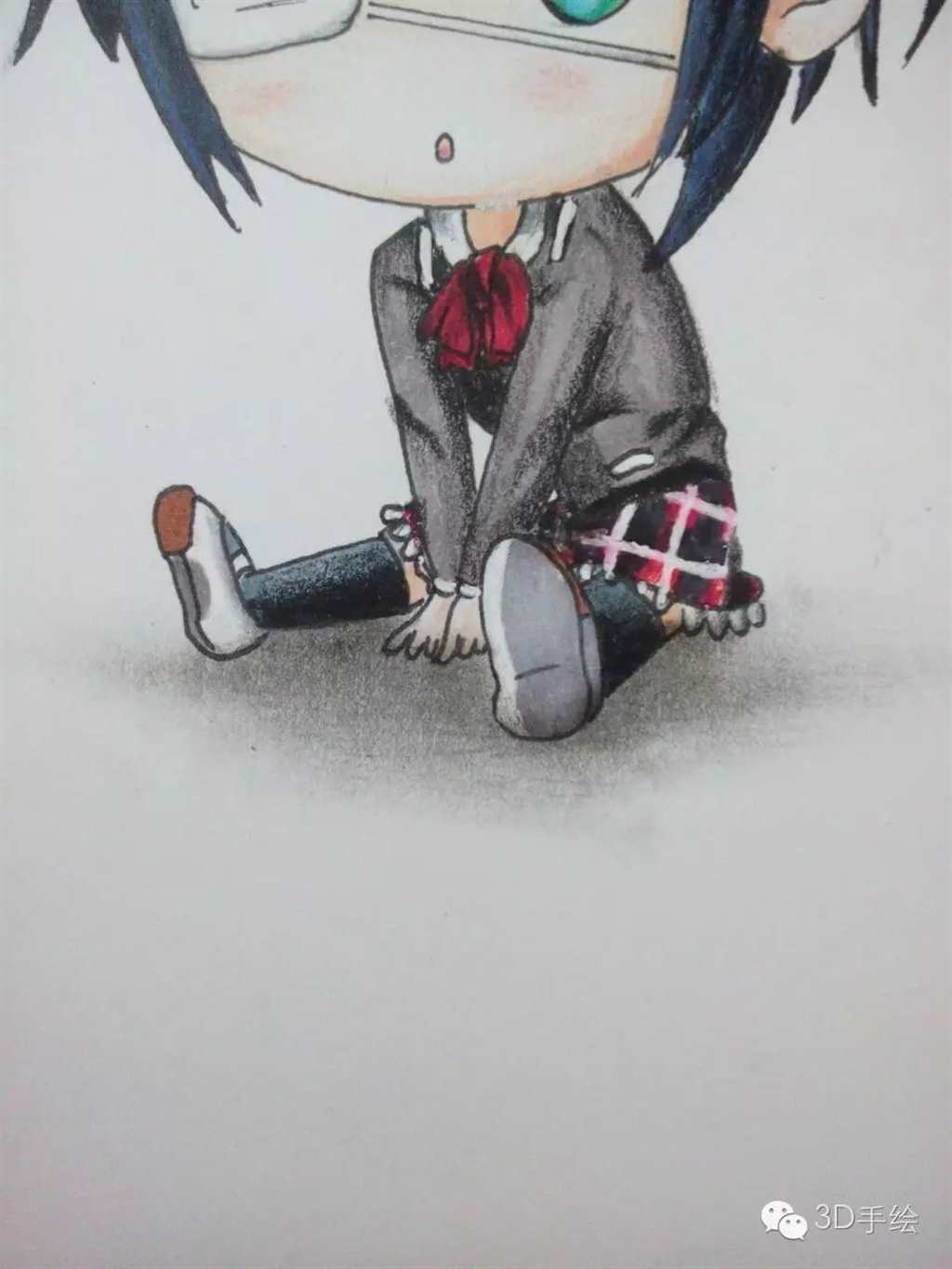 萌系列小鸟游六花动漫系列3D手绘教程