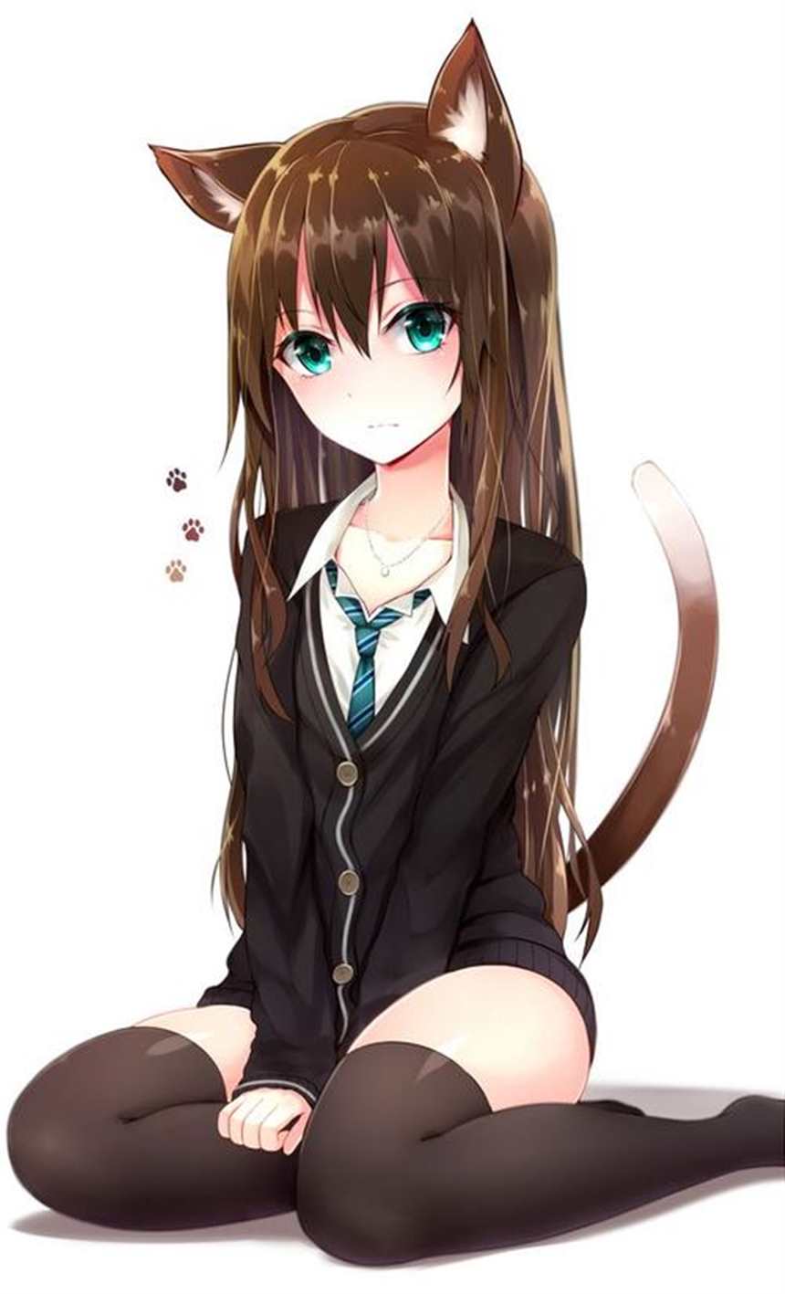 二次元#动漫#猫耳娘(点击浏览下一张趣图)