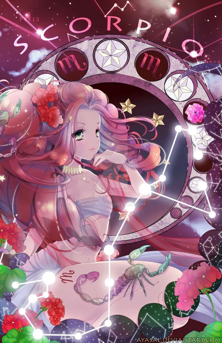 动漫二次元星座动漫图片，你喜欢不