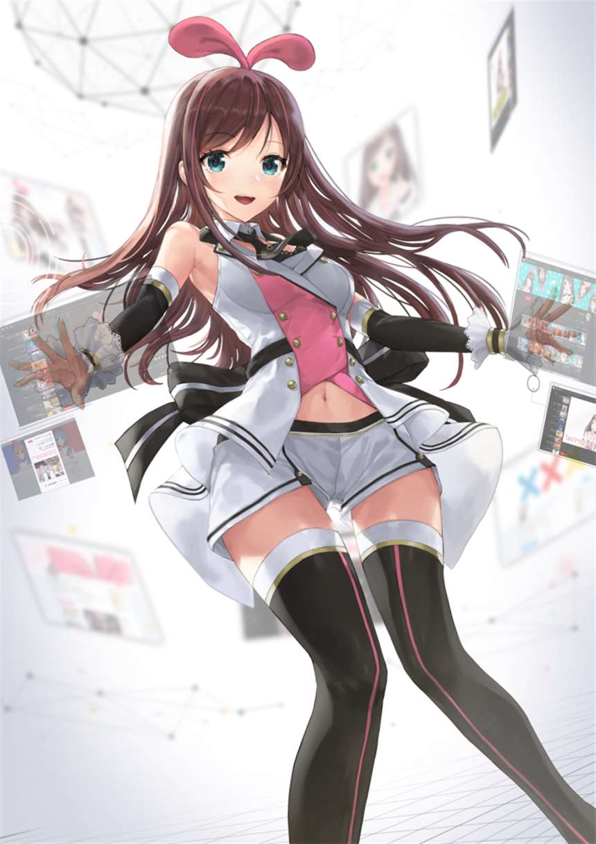 侵删vtuber kizuna ai 绊爱酱(点击浏览下一张趣图)