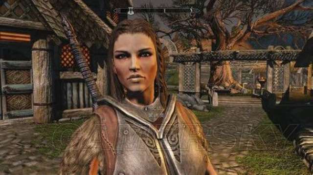 上古卷轴5原版第一美女 原版NPC美女