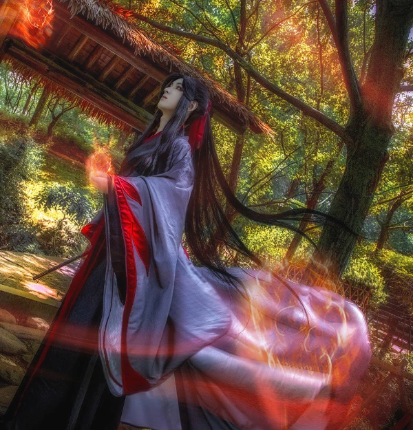 《魔道祖师》魏无羡cosplay:在此恭候夷陵老祖,魏无羡