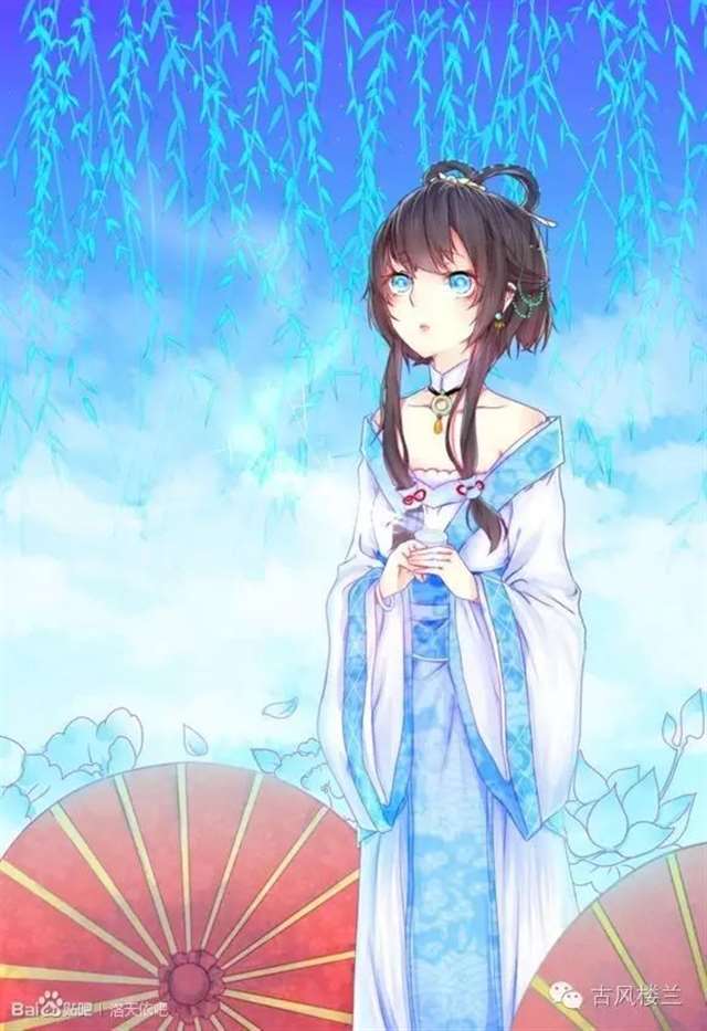 古装美图的洛神天依、天依酱、吃货美少女