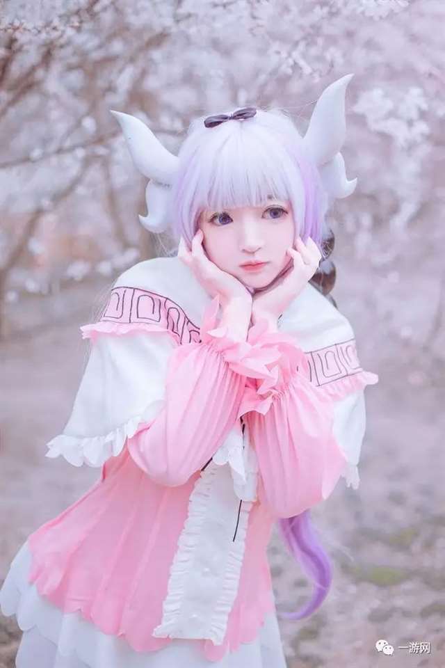 小林家的龙女仆康娜酱的cos图片，太可爱了