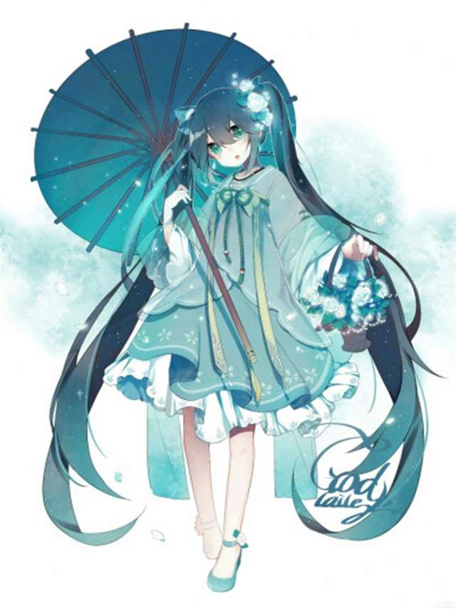 动漫女生&头像☆二次元☆初音未来☆伞娘(点击浏览下一张趣图)