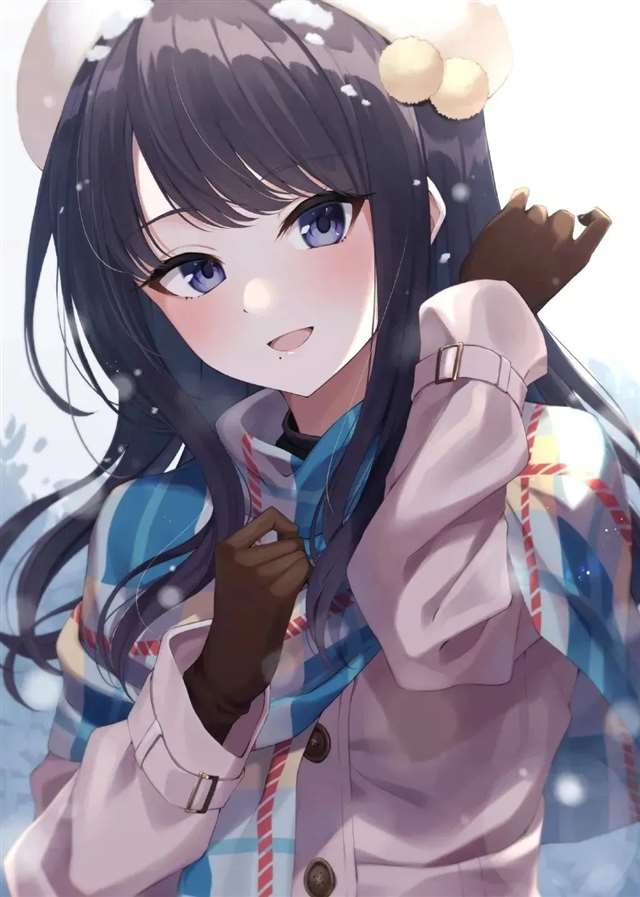 《偶像大师 闪耀色彩》中的高冷系黑长直美少女-风野灯织