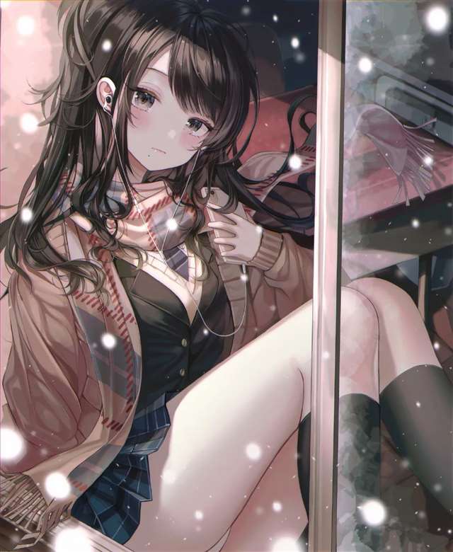 《偶像大师 闪耀色彩》中的高冷系黑长直美少女-风野灯织