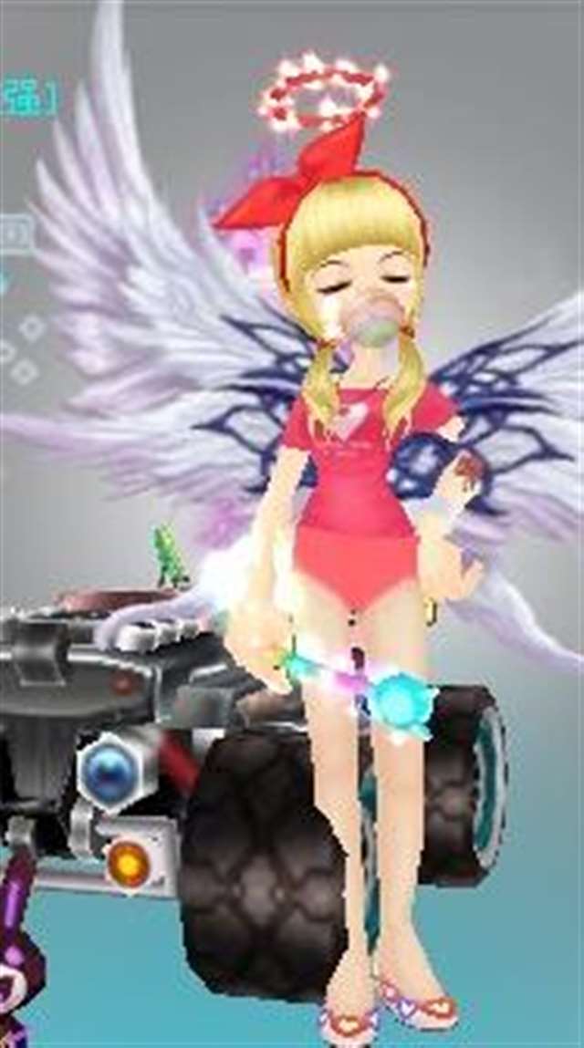 QQ飞车手游女角色去衣图哪里找？