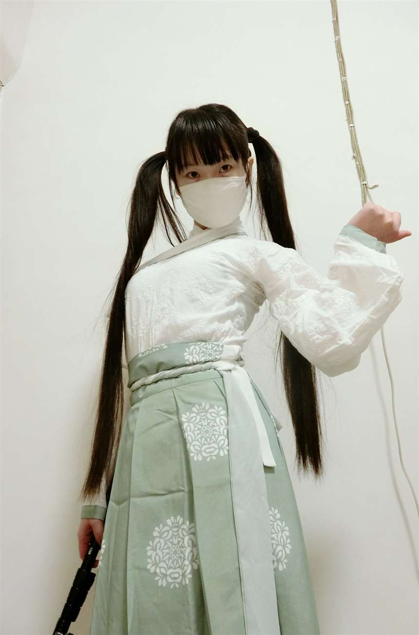 【网红少女】西尔酱—汉服腰