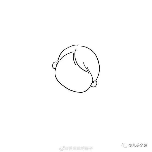 可爱简单的古风人物 古风美人简笔画