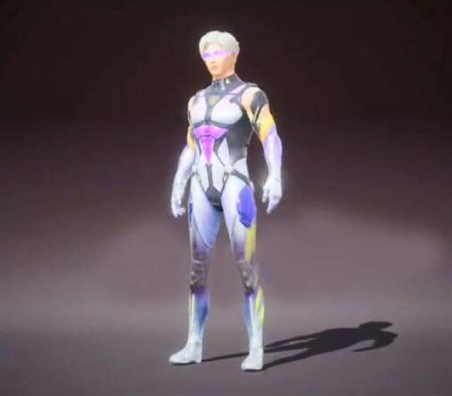 和平精英天启纪元的胸好大，连体衣把身材显现的特别好看