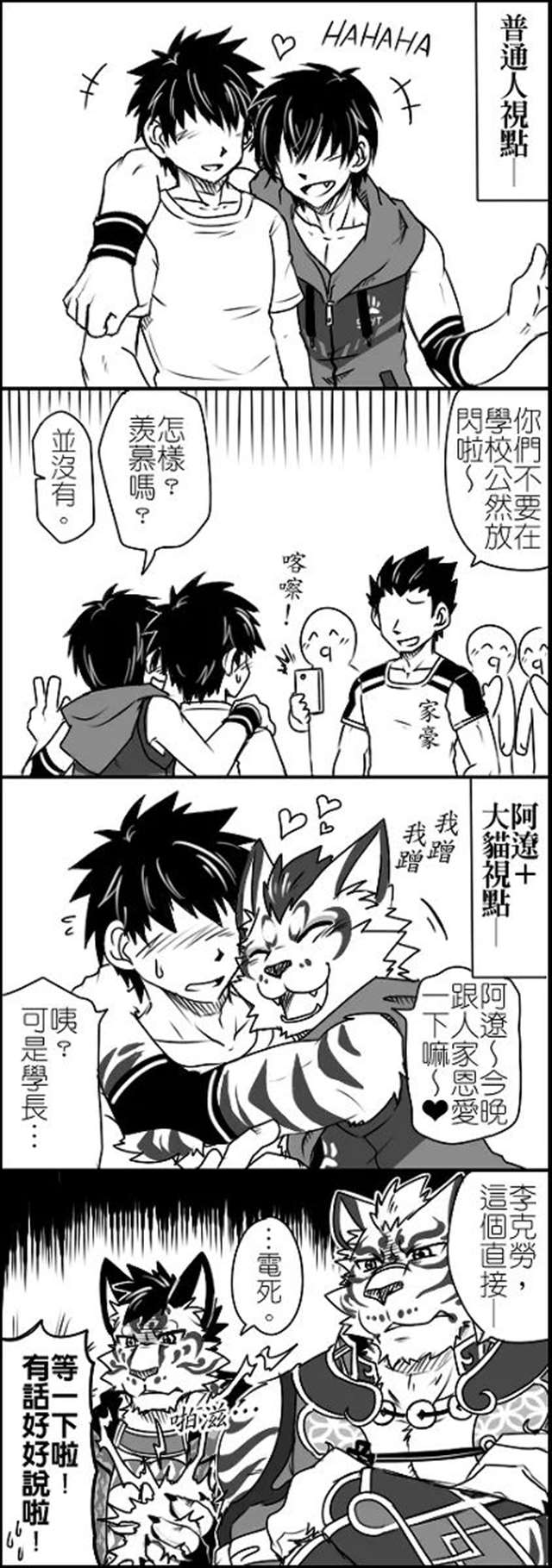 光姐的《家有大猫》同人漫画合集