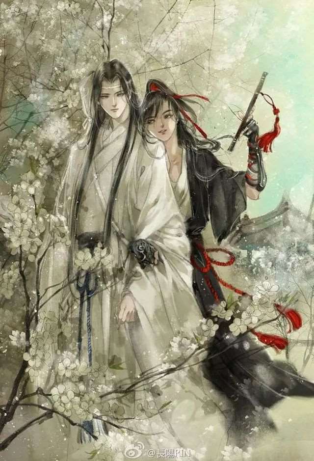 魔道祖师壁纸图集,Q版的蓝二哥哥和羡羡,忘羡~
