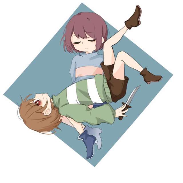 【undertale】传说之下精美人物图包 (frisk&chara篇)