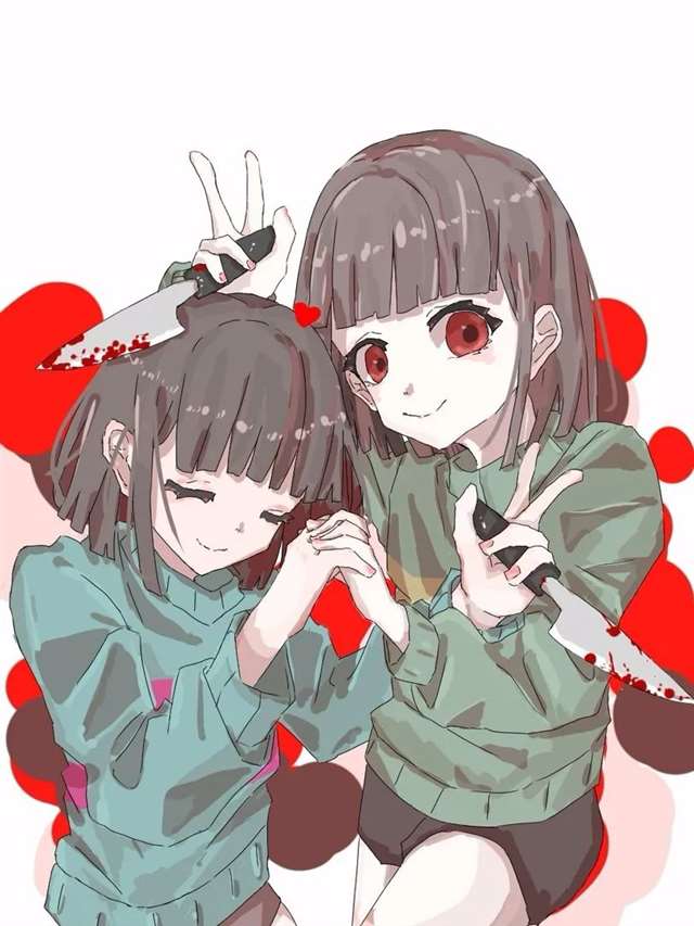 【undertale】传说之下精美人物图包 (frisk&chara篇)