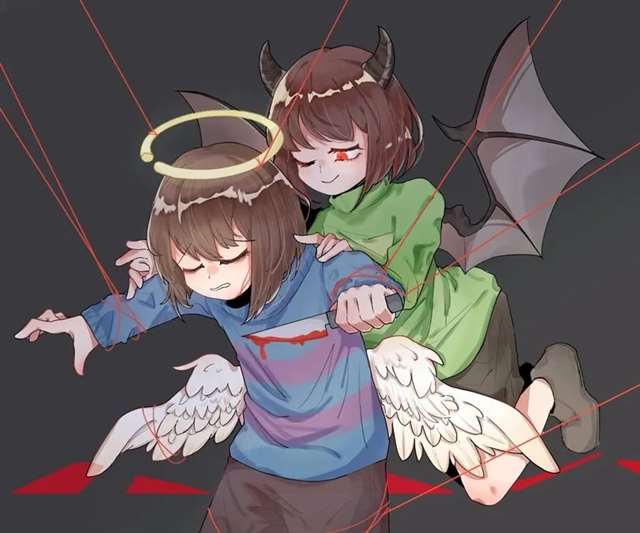 【undertale】传说之下精美人物图包 (frisk&chara篇)