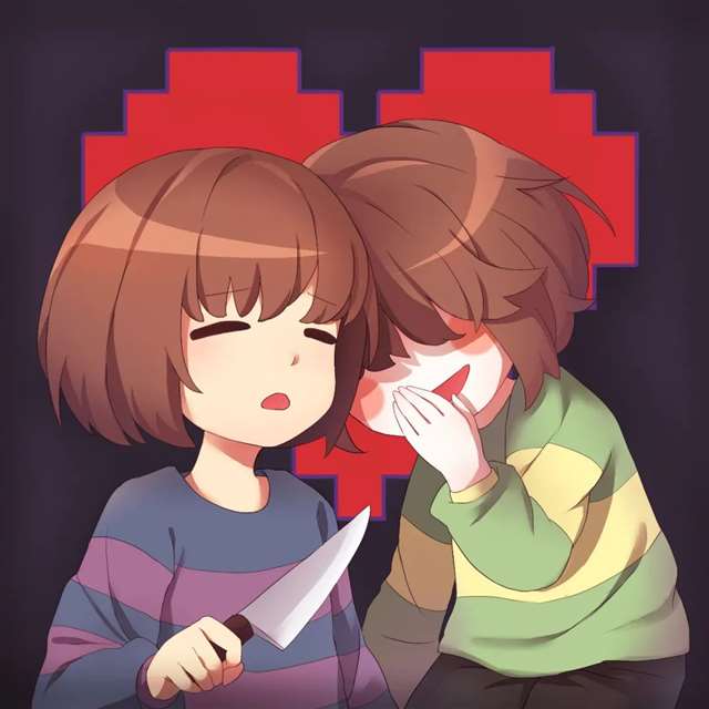 【undertale】传说之下精美人物图包 (frisk&chara篇)
