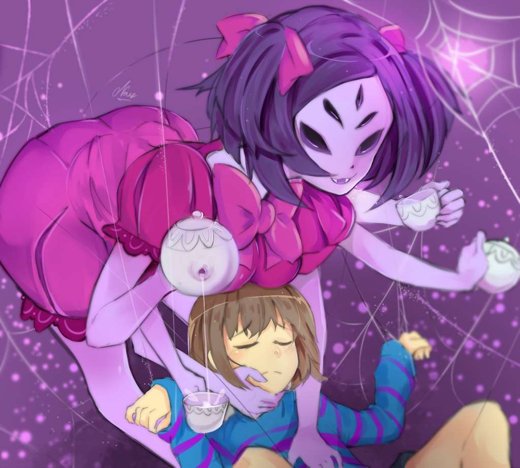 【undertale】传说之下精美人物图包 (muffet&frisk篇