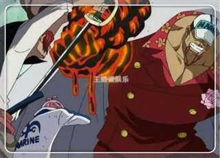 海贼王赤犬战斗力是海军中最强的，但它的内心仍然有恐惧