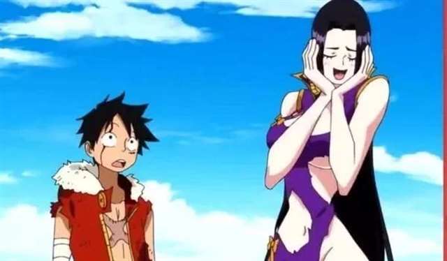 海贼王路飞和女帝最后等幸福的在一起的理由