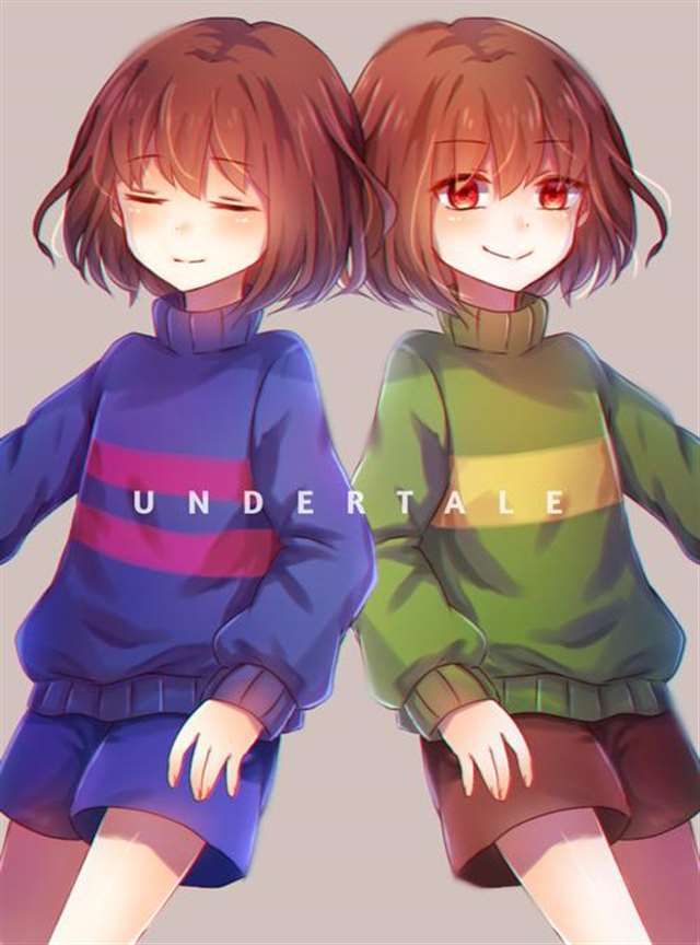  【undertale】【deltarune】百合本之chara×frisk 魂交 