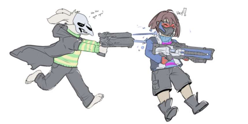 undertale——asriel&frisk