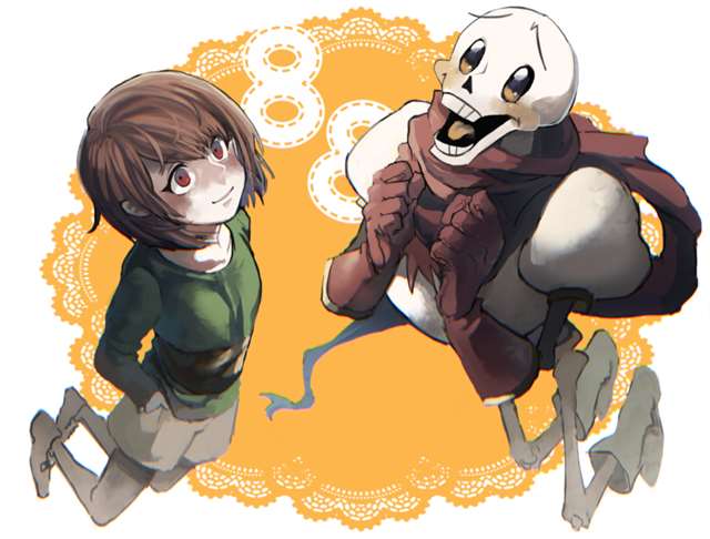 undertale18  chara rlue34 同人图包欣赏