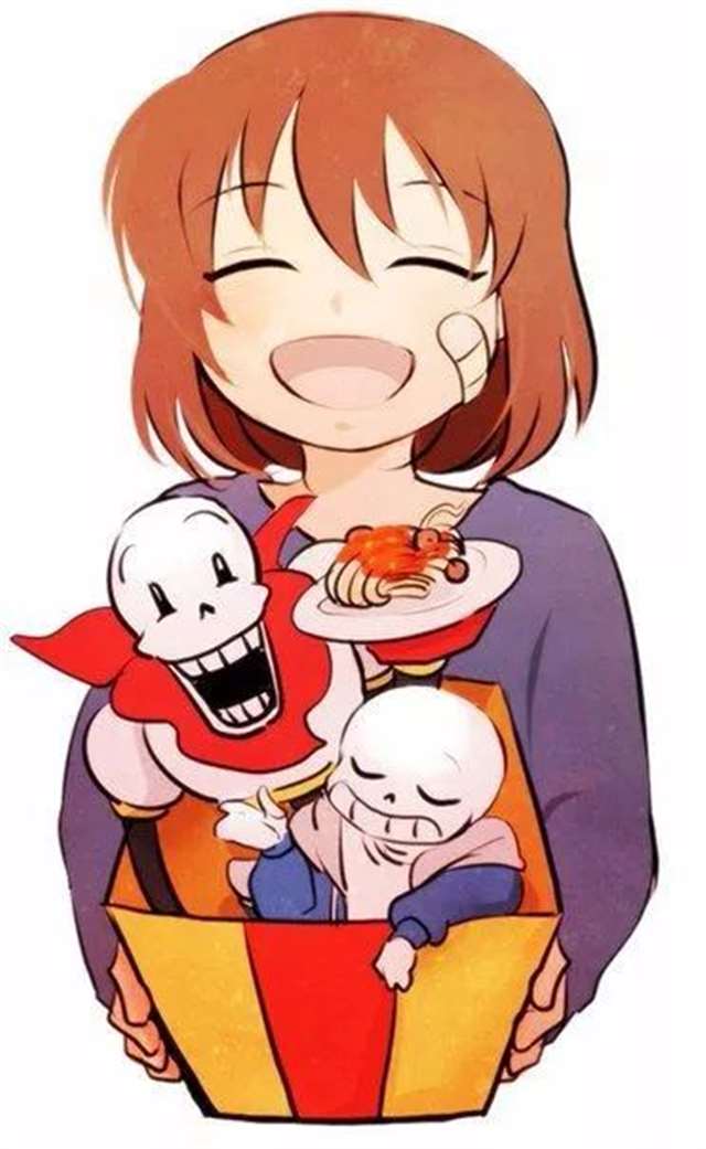 【undertale】传说之下精美人物图包 （Frisk&Sans&Papyrus篇）