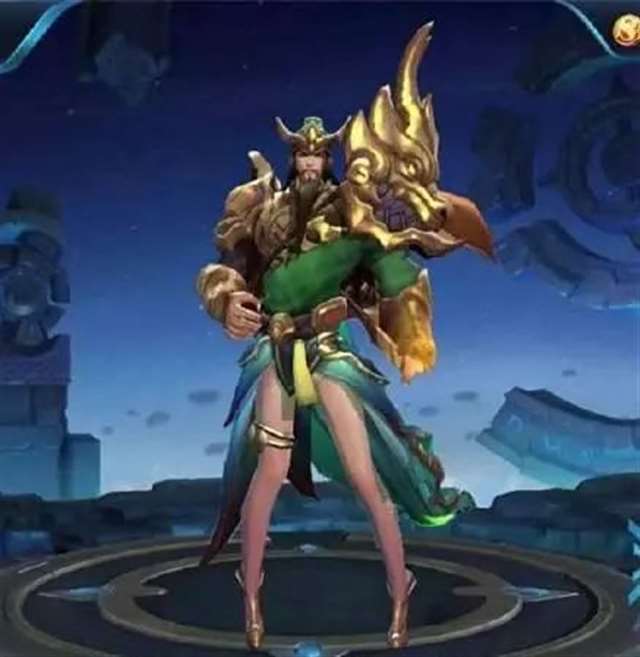 王者荣耀男英雄换上了女英雄的腿