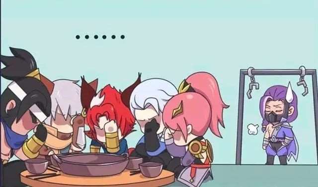 王者荣耀漫画:长城小队的队员们吃了蓝buff料理