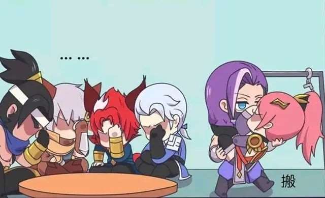 王者荣耀漫画:长城小队的队员们吃了蓝buff料理