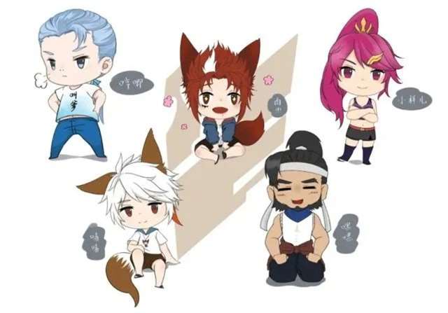 王者荣耀长城小队可爱头像