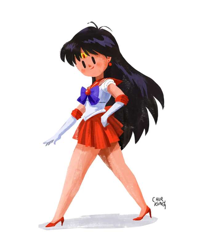 泰国插画师chorkung动漫绘画作品欣赏