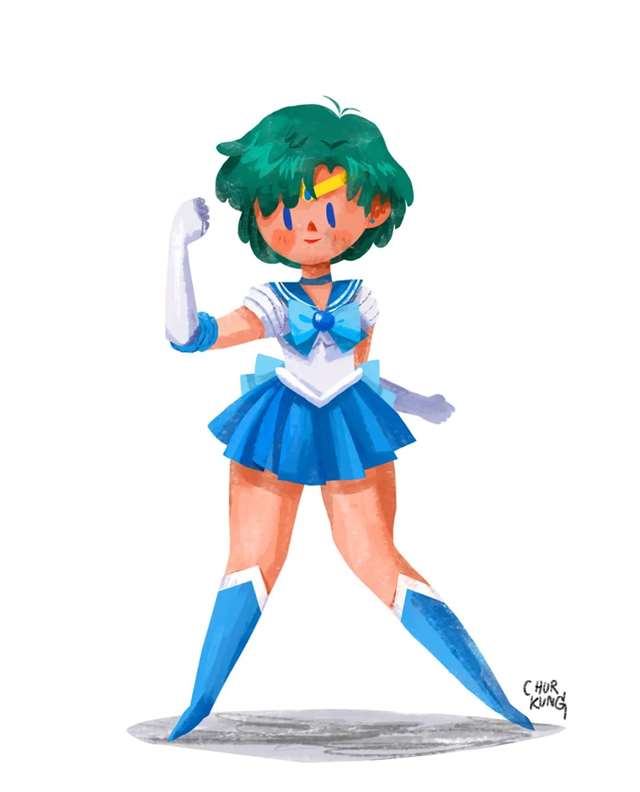 泰国插画师chorkung动漫绘画作品欣赏