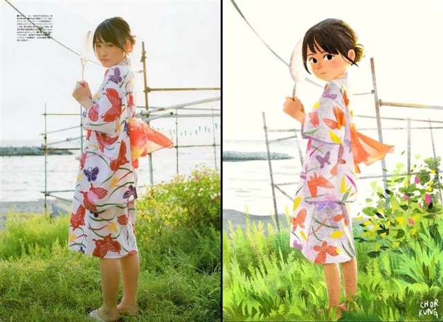 泰国插画师chorkung动漫绘画作品欣赏