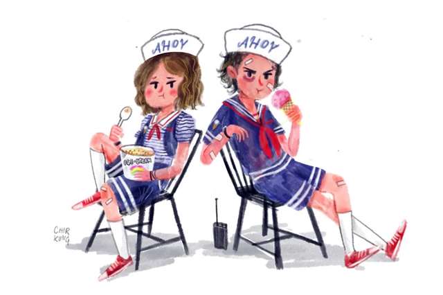 泰国插画师chorkung动漫绘画作品欣赏