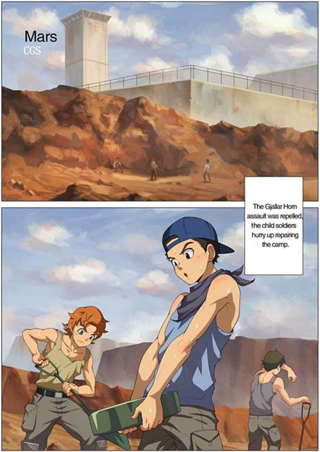 杯面before dawn漫画(機動戦士ガンダム 鉄血のオルフェンズ) 