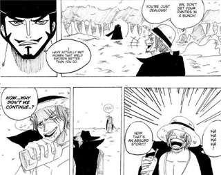 海贼王同人漫：鹰眼x红发漫画帝王受