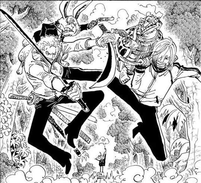 索香，索隆山治两人羁绊非常的深