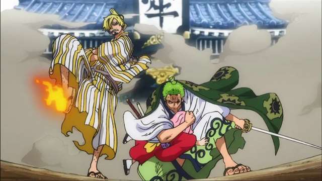 《海贼王》索香，一对十分有爱的CP，二人相爱相杀